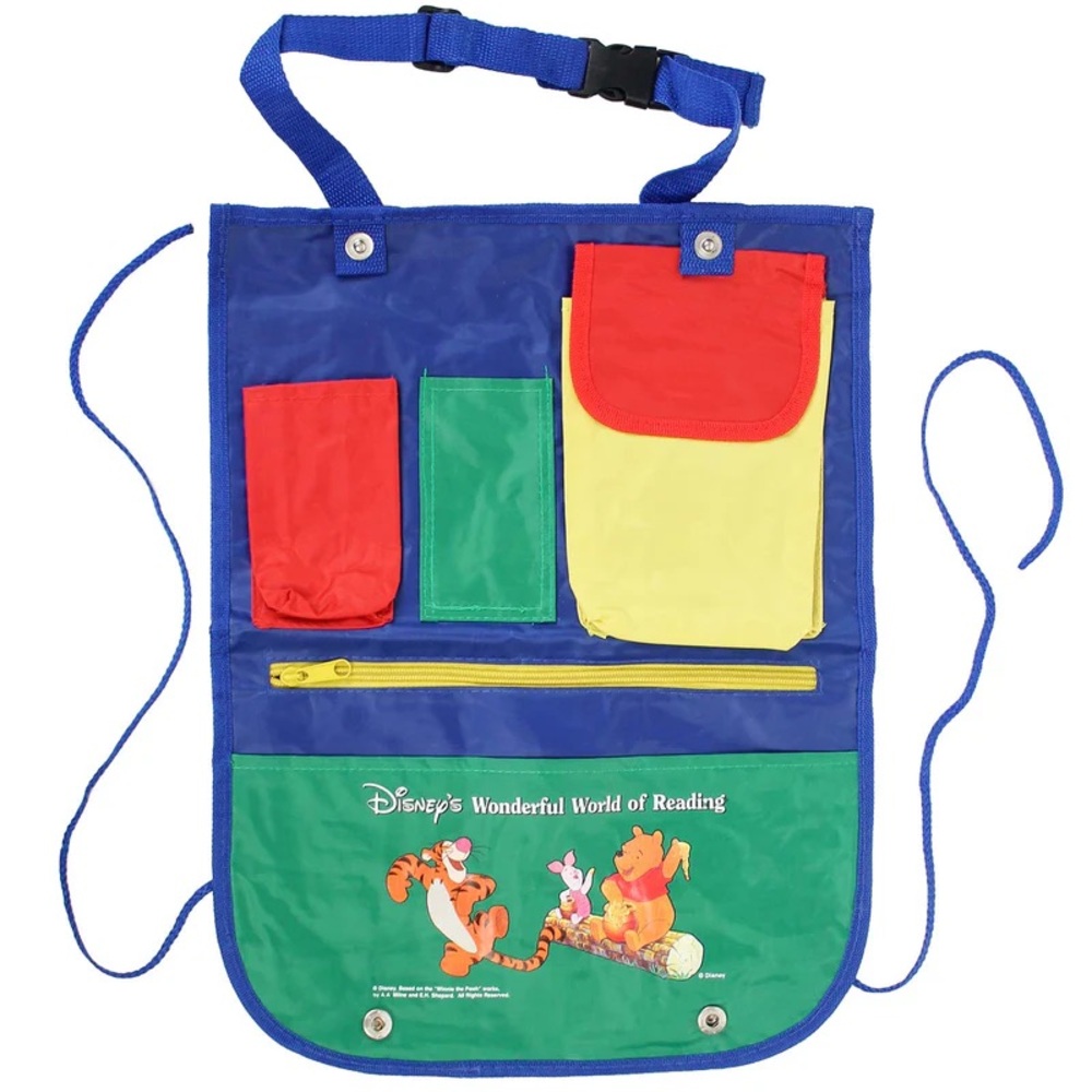 Disney Pooh Kids Hanging  backseat Organizer with Blue and Red
